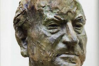 Busta Jaroslava Marvana v Národním divadle v Praze