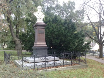 Pomník Johanna Gottfrieda Seumeho v Teplicích