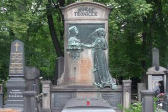 Náhrobek Karla Horáka na Olšanských hřbitovech v Praze